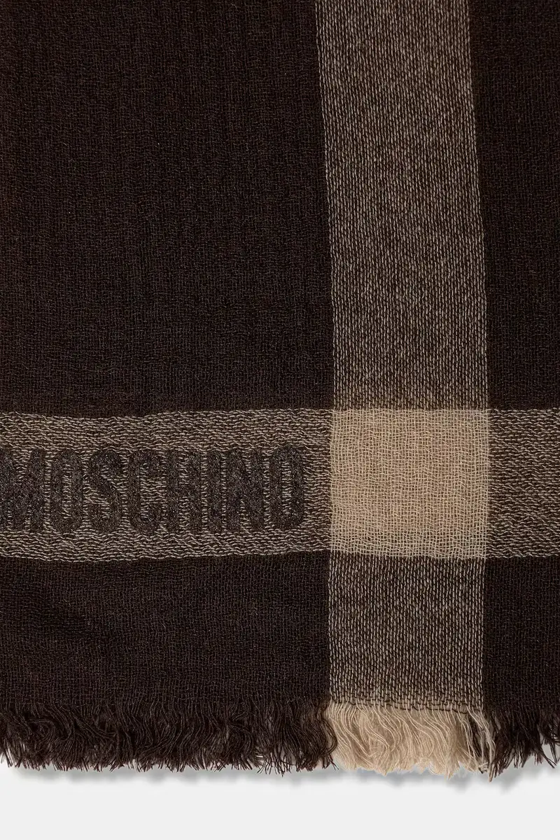 sciarpa in cashemire colore marrone M3258 30826 miniatura 2