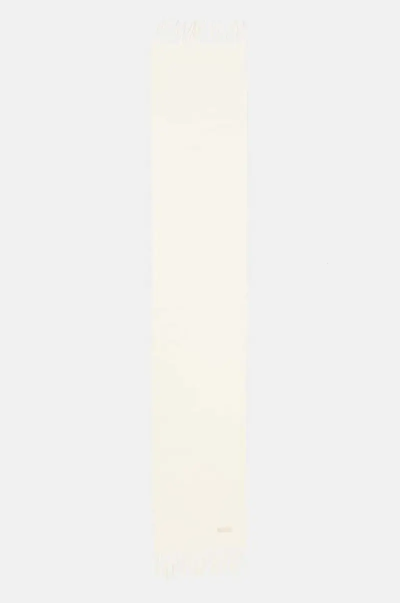 sciarpa in lana colore beige