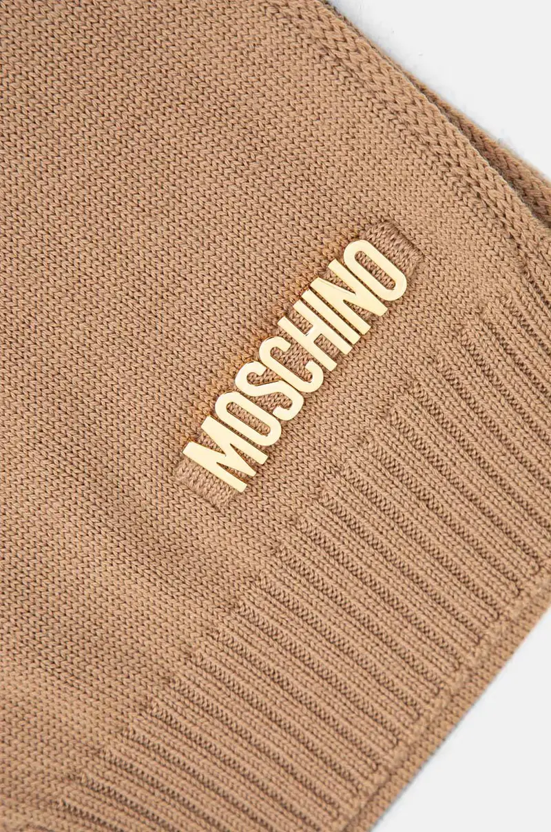 sciarpa in lana colore marrone M2969 30785 miniatura 3