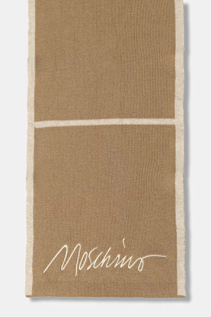 sciarpa in lana donna colore beige M3351 30843 miniatura 2