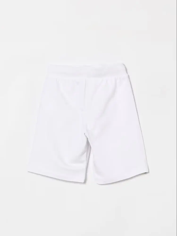shorts bianco bambino maxi logo miniatura 2