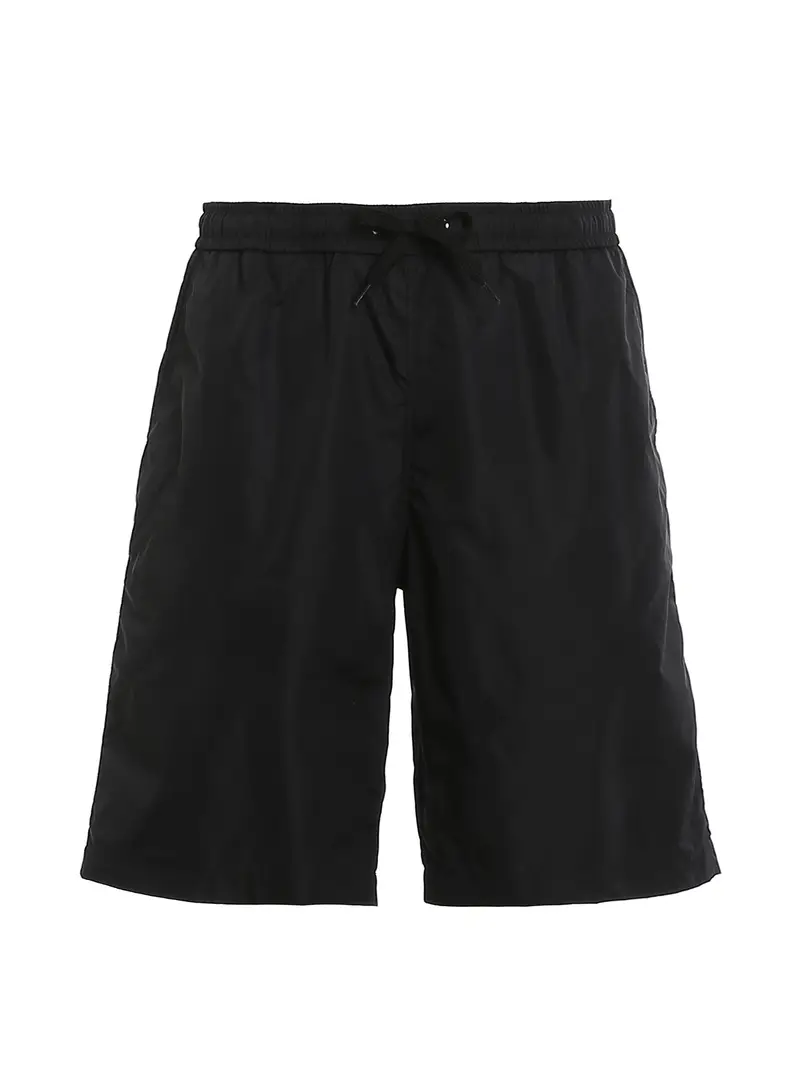 Shorts in nylon Nero