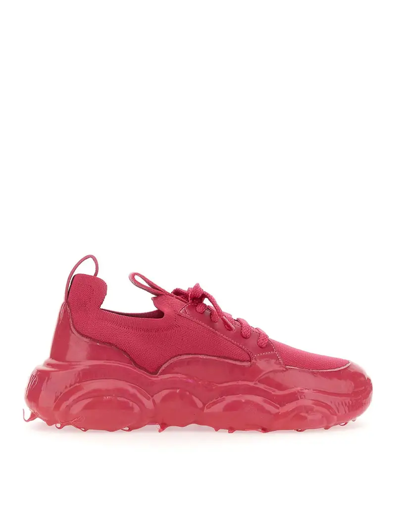 Sneakers Con Logo Fucsia