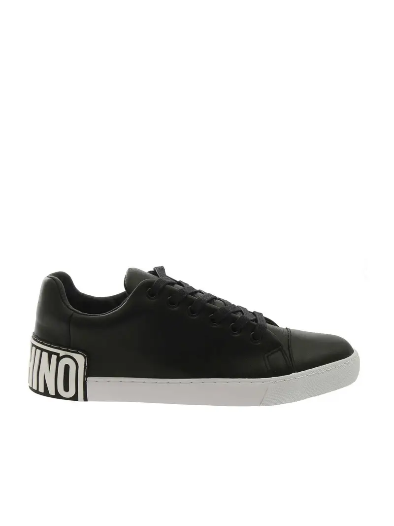 Sneakers logate nere Nero