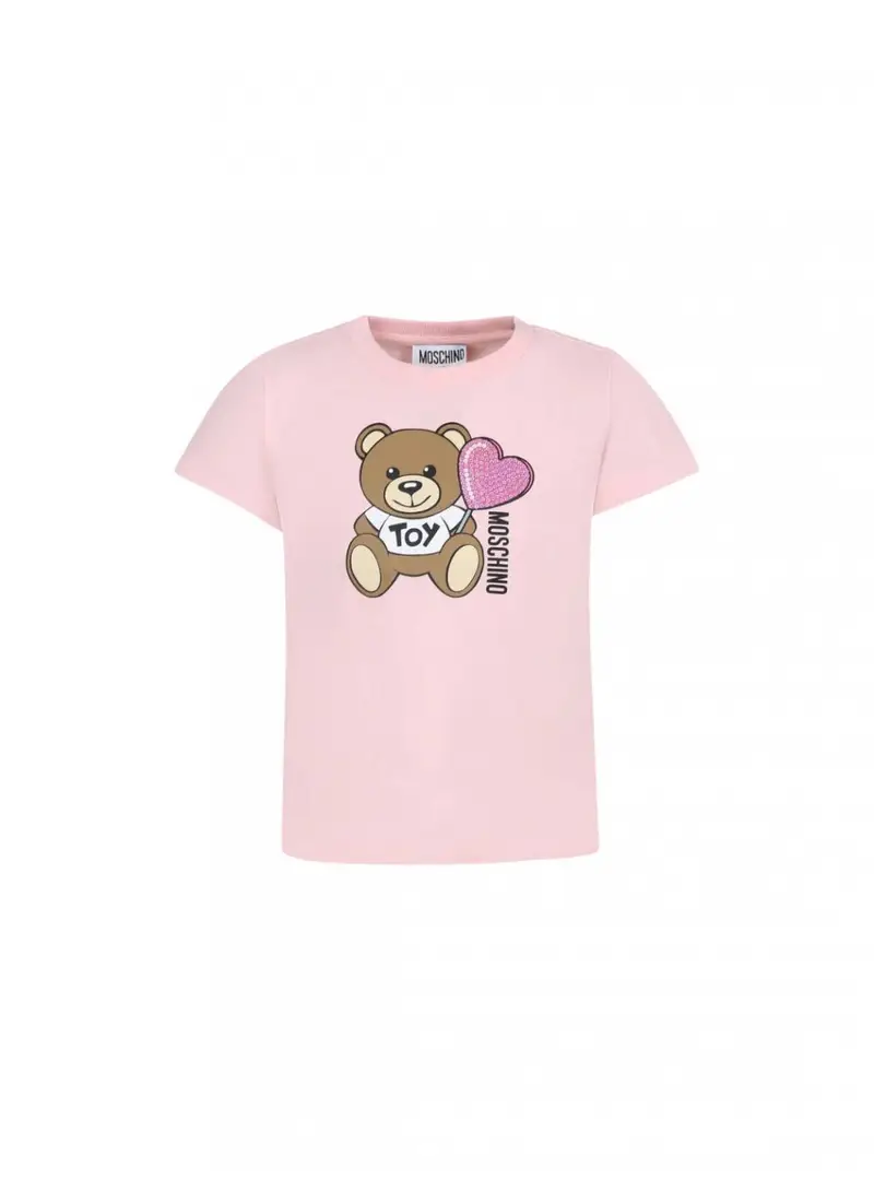 Moschino T-shirt Bambina Rosa 3441485