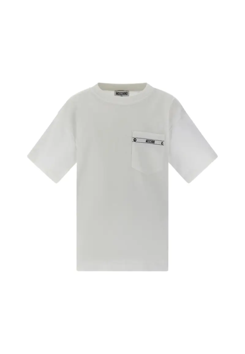 T-shirt Bambino Moschino HUM05M WHITE