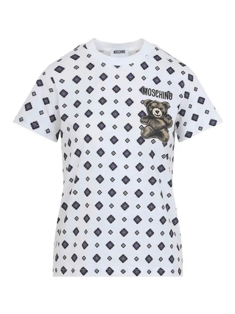 Moschino T-shirt Bianco 4184045