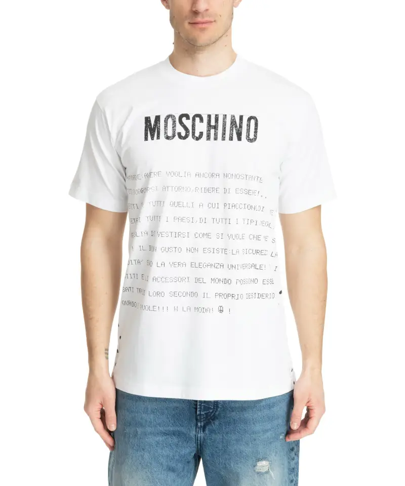 Moschino T-shirt Bianco 2506601