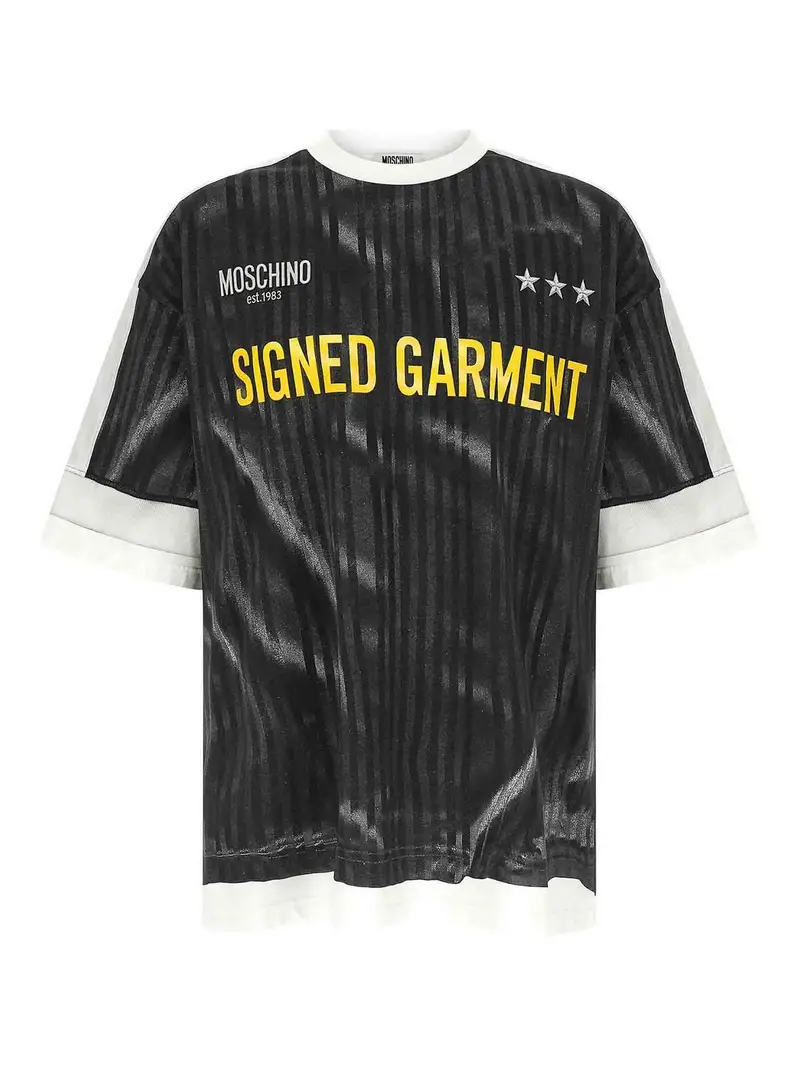 T-shirt con stampa Trompe-Lil Nero