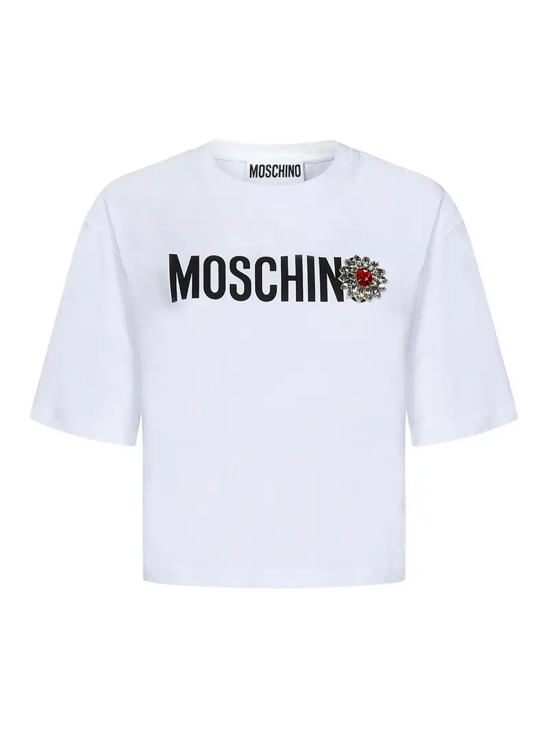 Moschino T-shirt Bianco 3854531