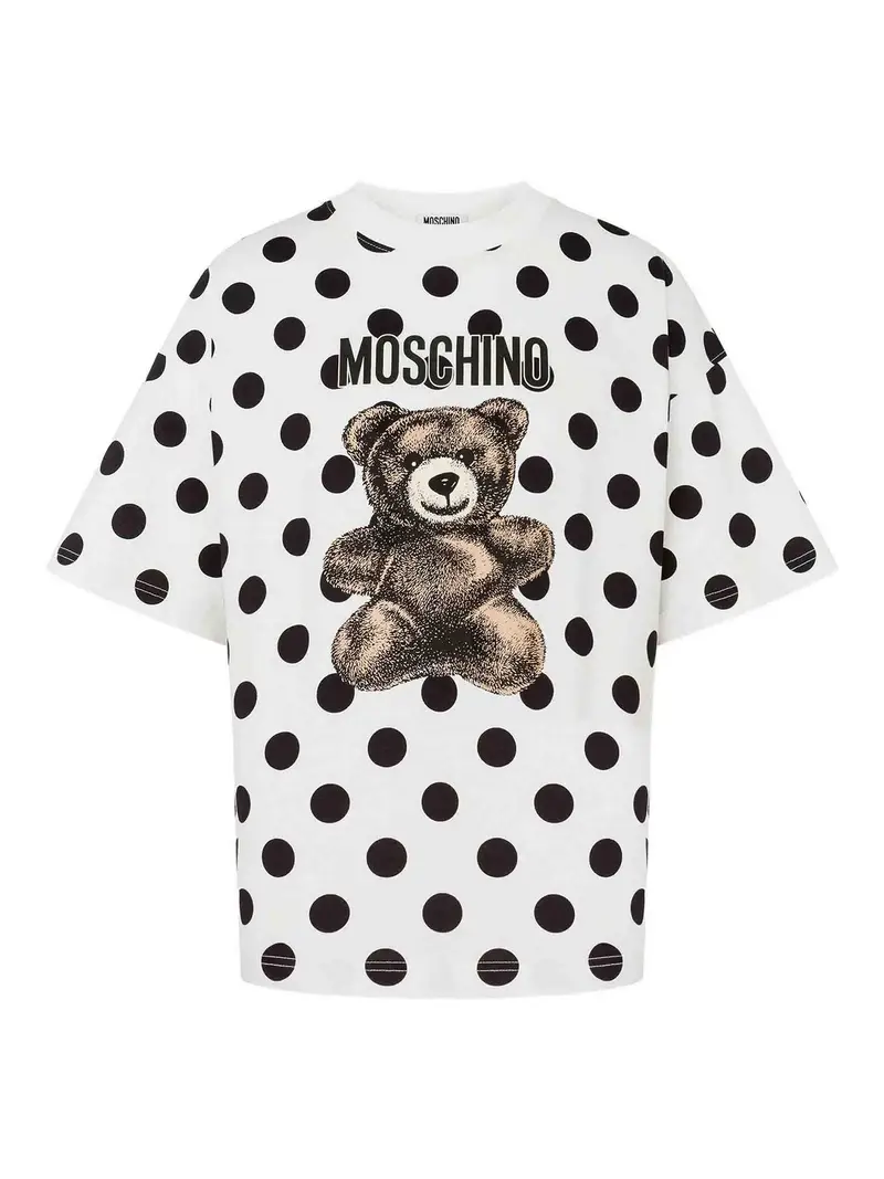 Moschino T-shirt Crema 3999340