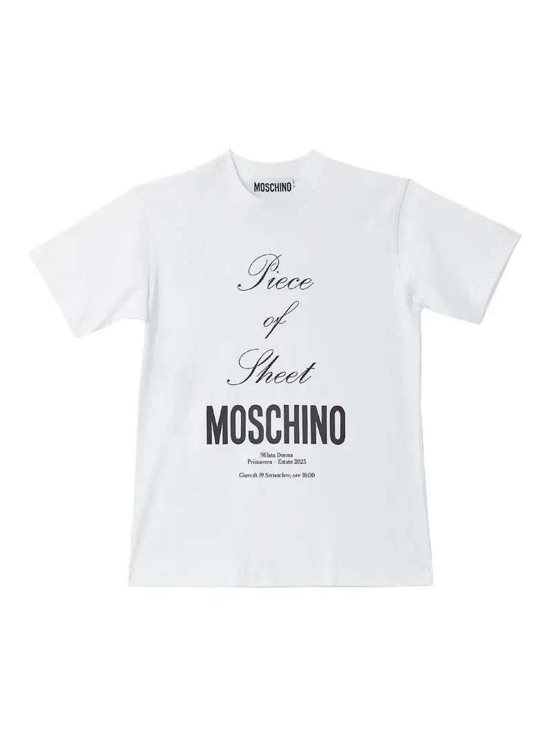 Moschino T-shirt Bianco 3268111