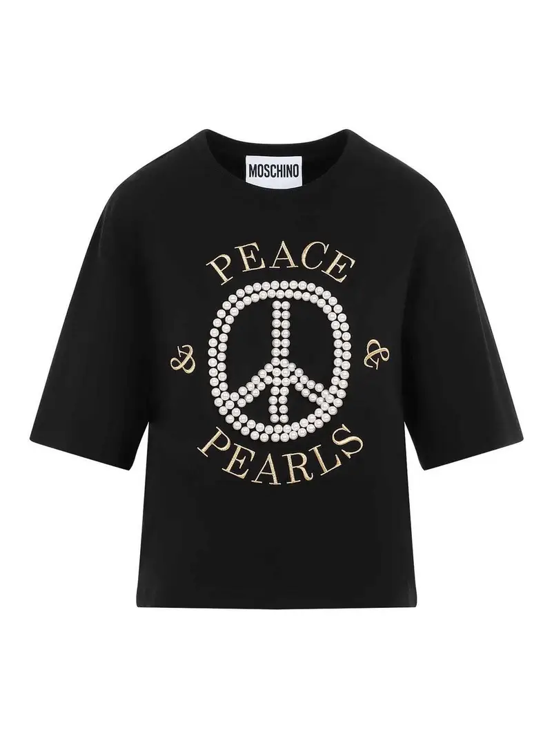 Moschino T-shirt Nero 3340827