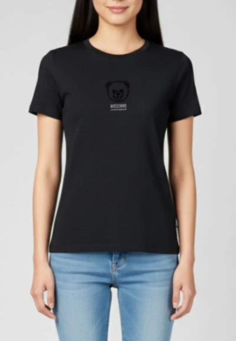 T-SHIRT MOSCHINO UNDERWEAR NERO