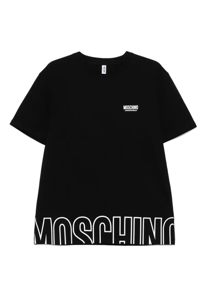 T-SHIRT MOSCHINO UNDERWEAR NERO