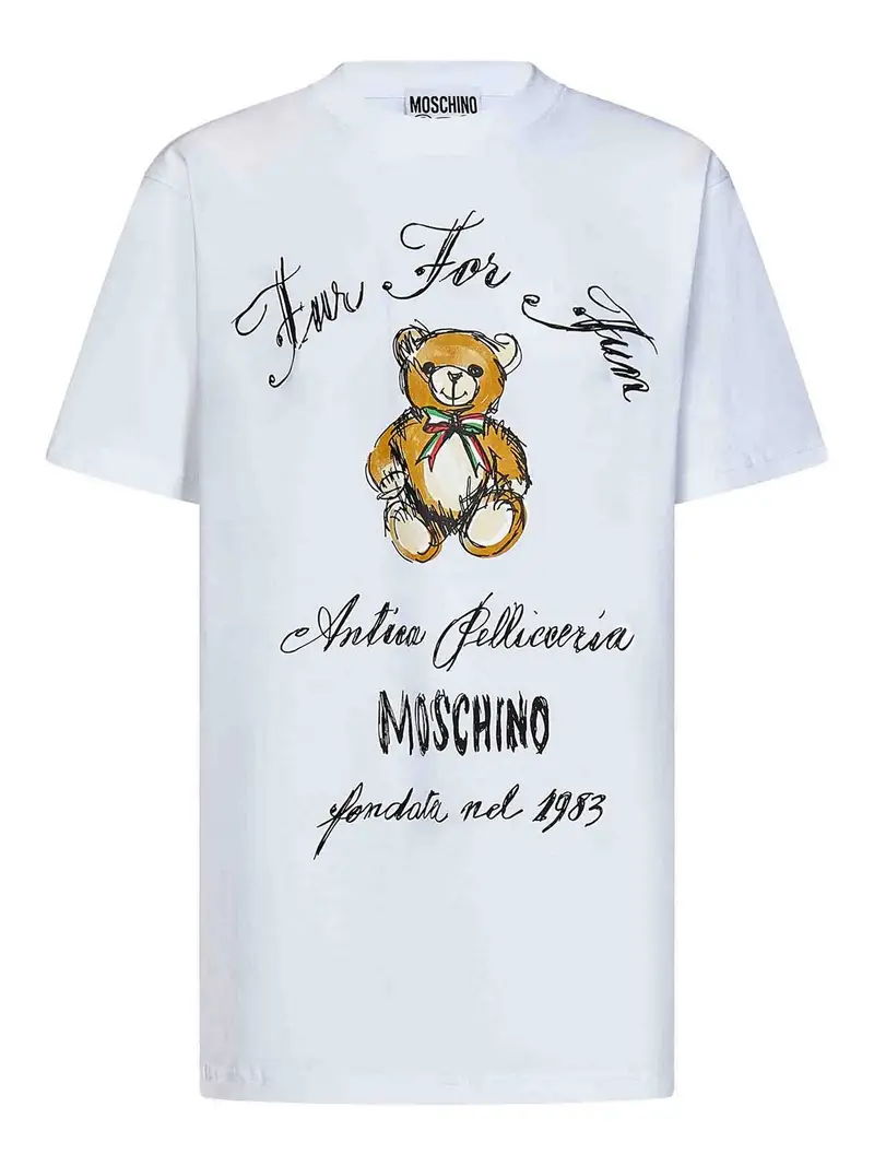 Moschino T-shirt Bianco 3261844