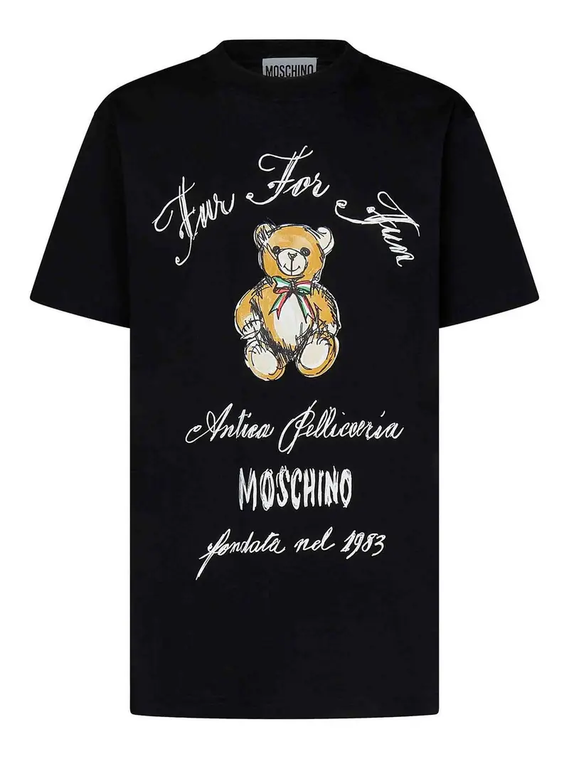Moschino T-shirt Nero 3331421