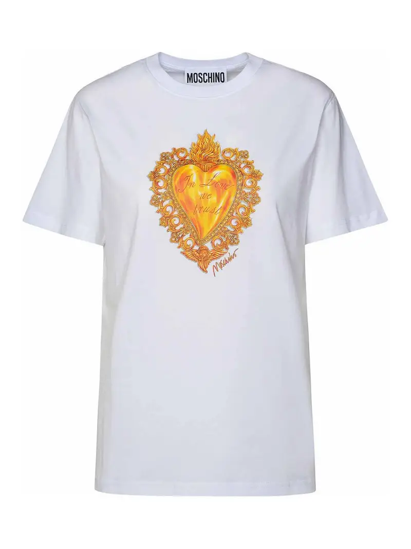 Moschino T-shirt Bianco 3260264