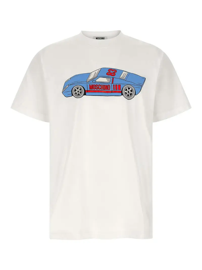 T-shirt stampata Bianco