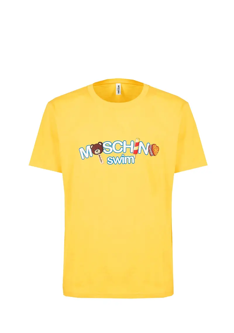 Moschino T-shirt Uomo Giallo 1130617