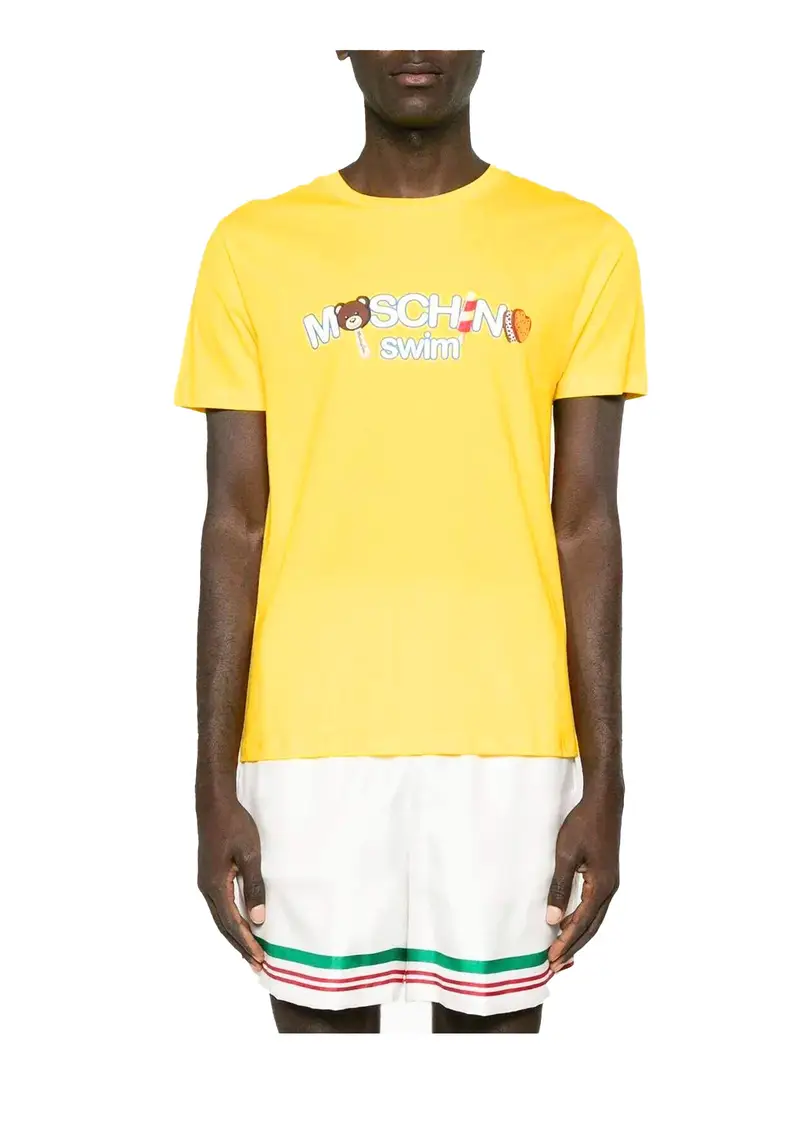 Moschino T-shirt Uomo Giallo 1130617 miniatura 2