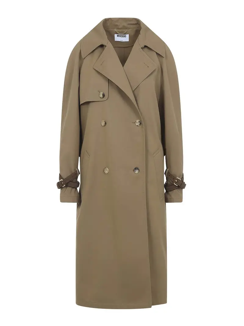 Moschino Trench Marrone 4185654