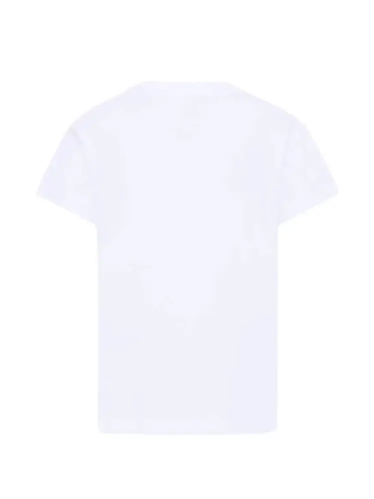 tshirt bianca bambino maxi logo miniatura 2