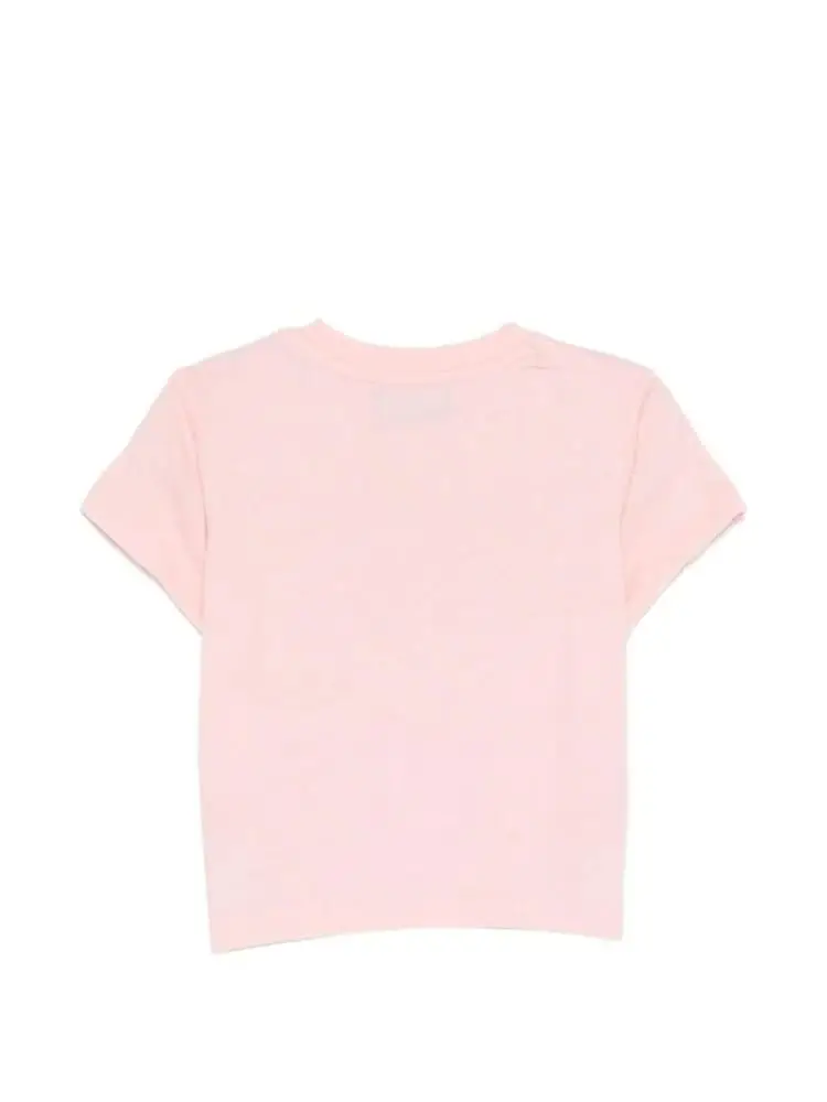 tshirt rosa neonata logo teddy miniatura 2