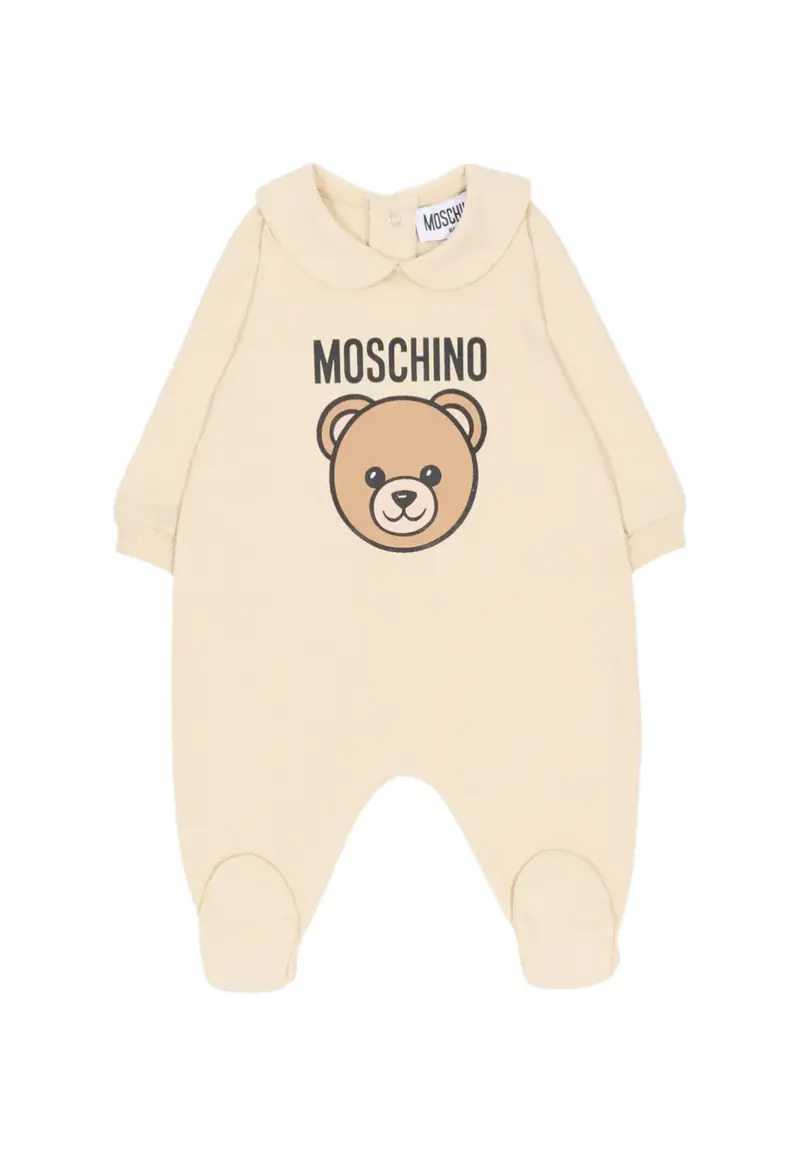 Tutina Bambino unisex Moschino MUY098_BEIGE BEIGE