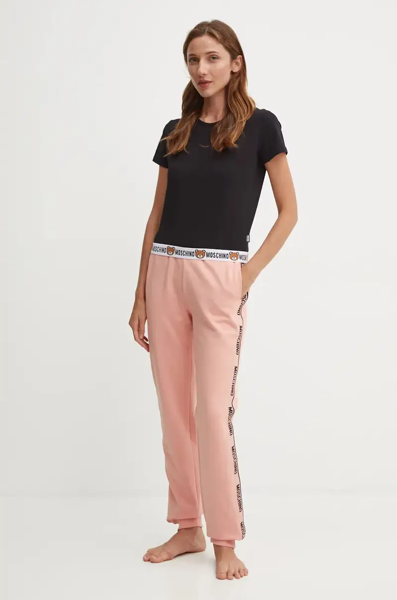 maglietta lounge Nero miniatura 2