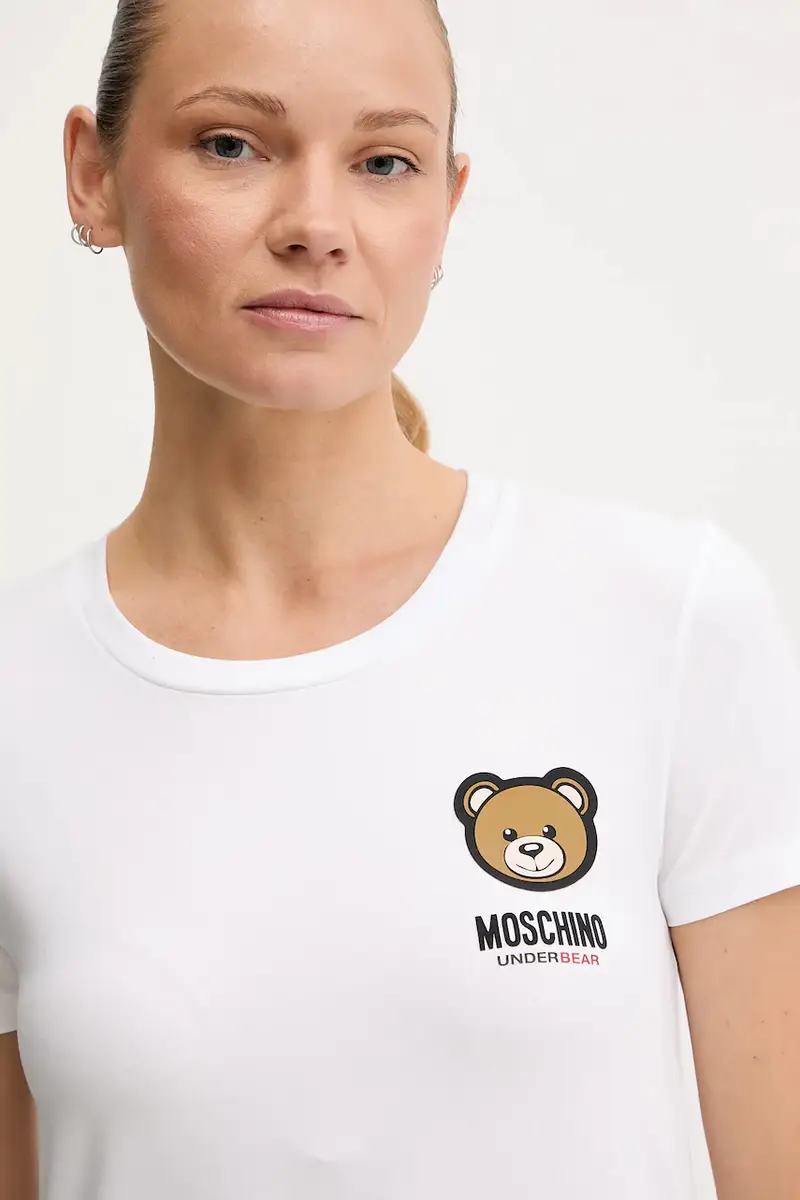 Moschino Underwear T-shirt Donna Beige 2519836 miniatura 3