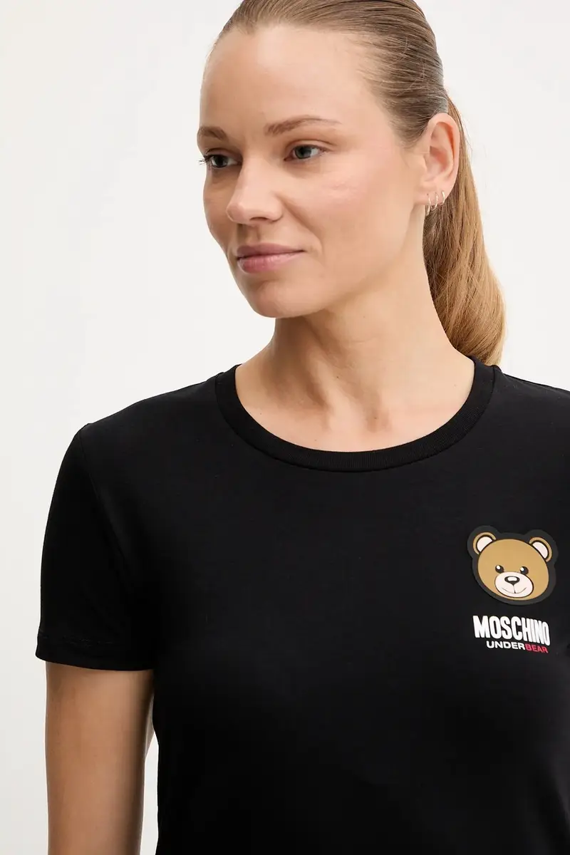 Moschino Underwear T-shirt Donna Nero 2520352 miniatura 3