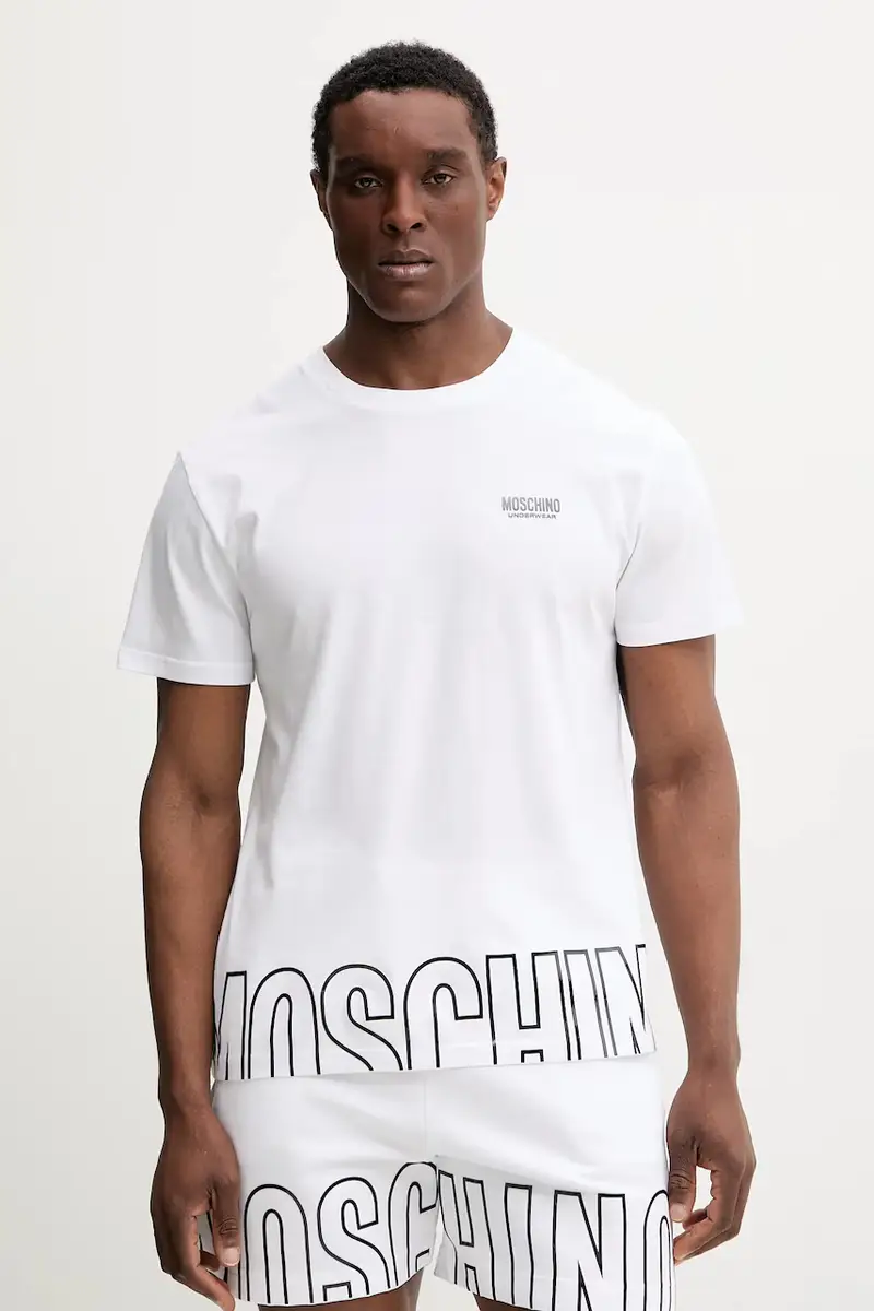 Moschino Underwear T-shirt Uomo Bianco 3301759