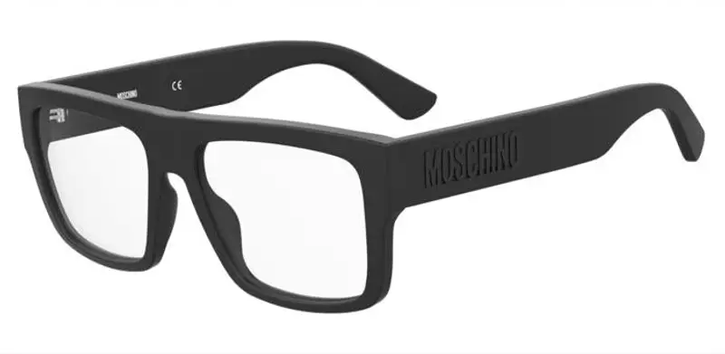 Moschino Uomo MOS637 003 Montature da vista Acetato Nero-opaco  Squadrata