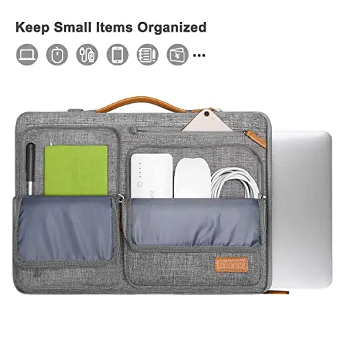 MOSISO 16 Pollici Borsa Tracolla Laptop, 15-15, 6 Pollici Custodia Computer Compatibile con MacBook Pro 16, HP Dell miniatura 2
