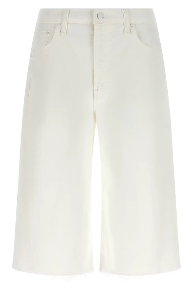 Bermuda The Whole Lot Zip Twist Fray Bianco