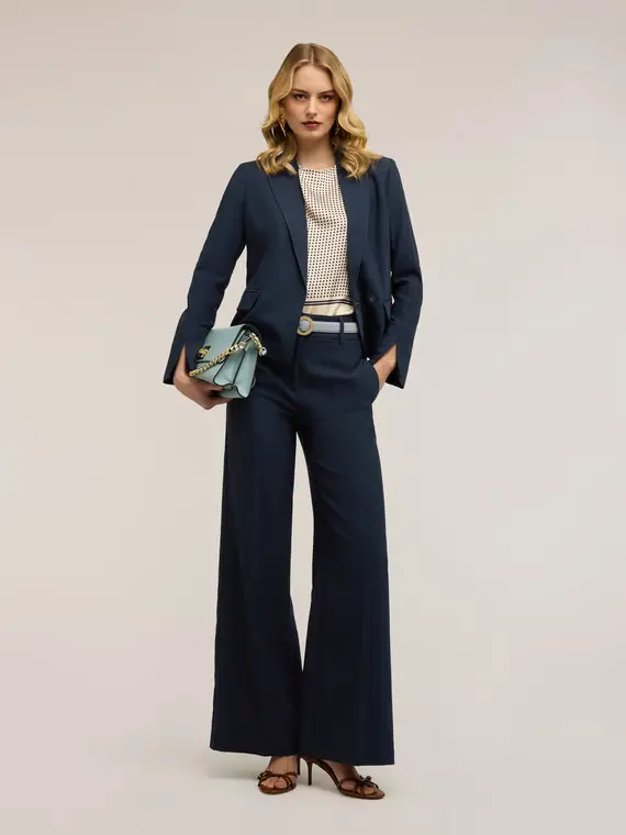 Motivi Blazer Donna Blu 4246765 miniatura 3