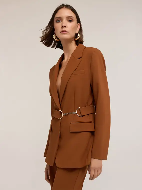 Motivi Blazer Donna Marrone 2756808 miniatura 3