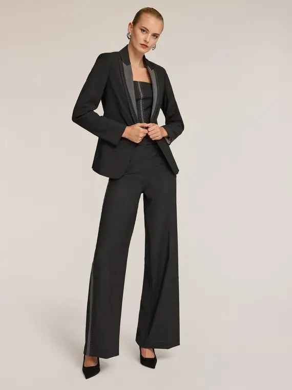 Motivi Blazer Donna Grigio 4246782 miniatura 3