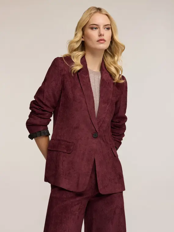 Motivi Blazer Donna Bordeaux 3103853 miniatura 3