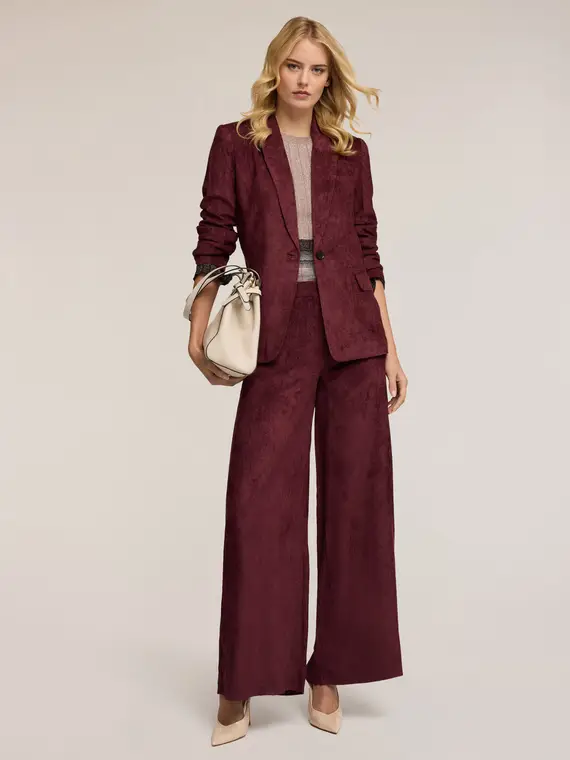 Motivi Blazer Donna Bordeaux 3103853