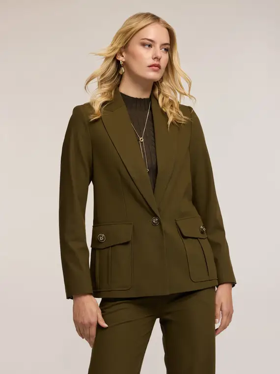 Motivi Blazer Donna Verde 4246784 miniatura 3