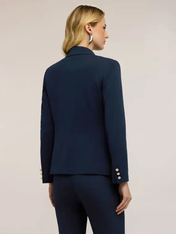 Motivi Blazer Donna Blu 4246773 miniatura 2