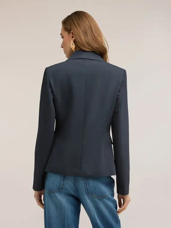 Motivi Blazer Donna Blu 4246776 miniatura 2