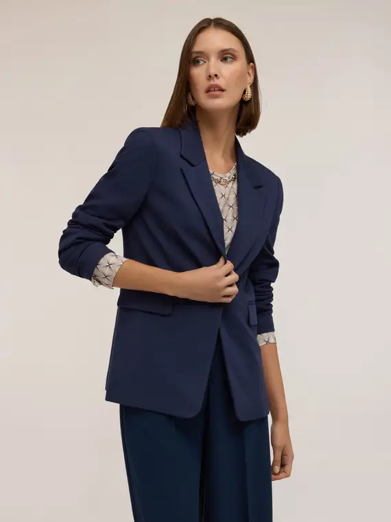Motivi Blazer Donna Blu 4246783 miniatura 3