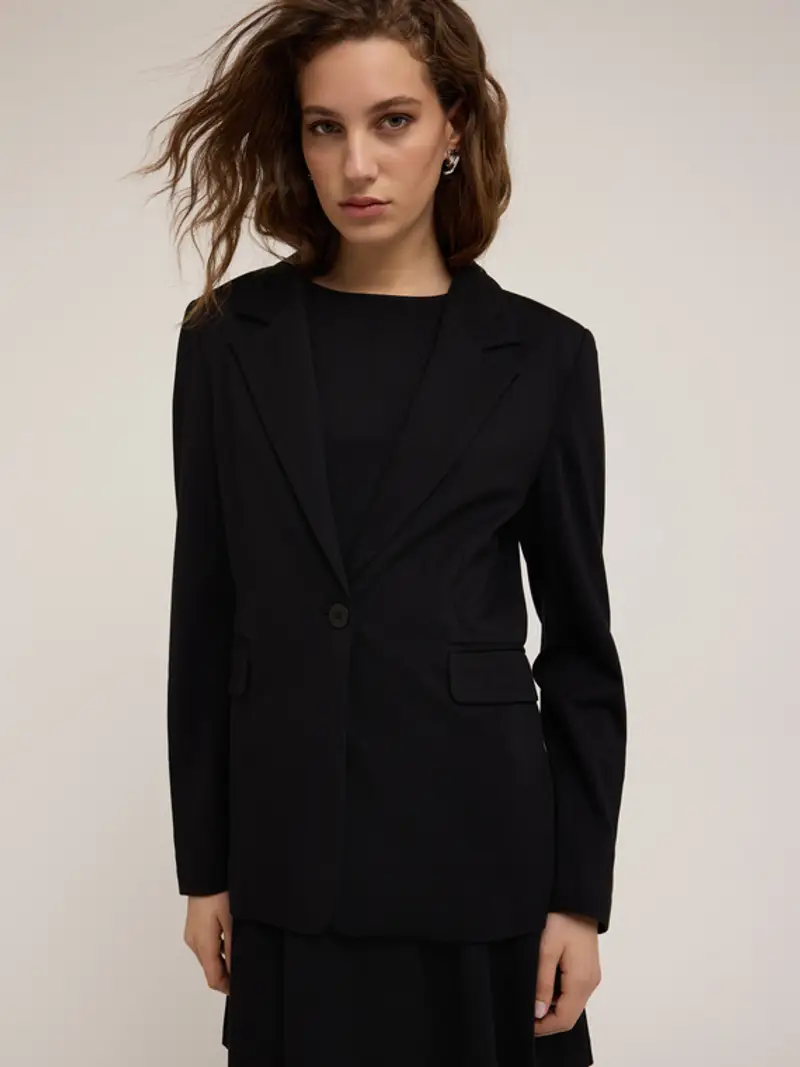 Motivi Blazer Donna Nero 933030 miniatura 2