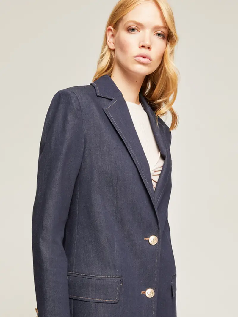 Motivi Blazer Donna Blu 932935 miniatura 2