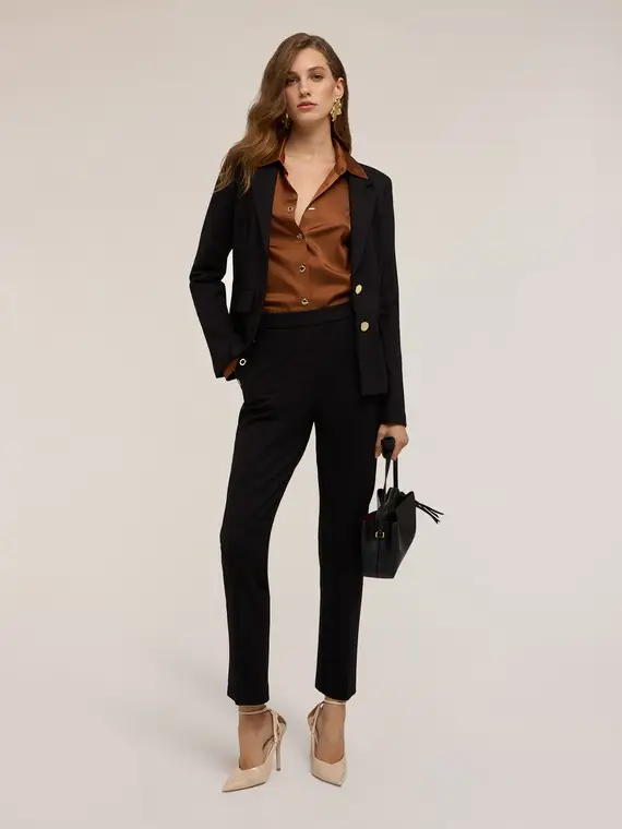 Motivi Blazer Donna Nero 2471347 miniatura 3