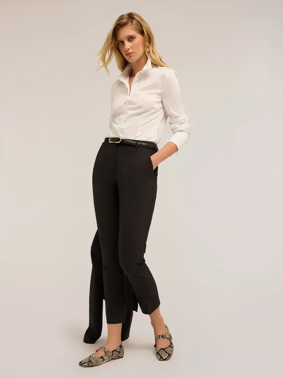 Camicia in popeline Donna, Bianco