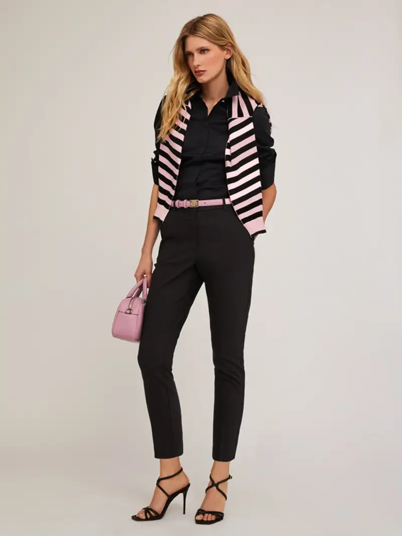 Motivi Camicia in popeline Donna, Nero, Taglia 36 miniatura 2